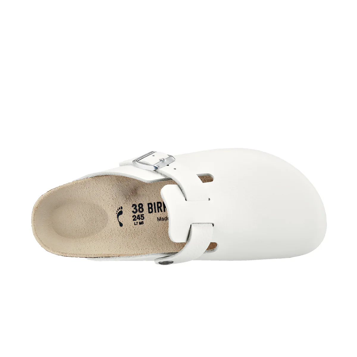 Boston White Smooth Leather Regular