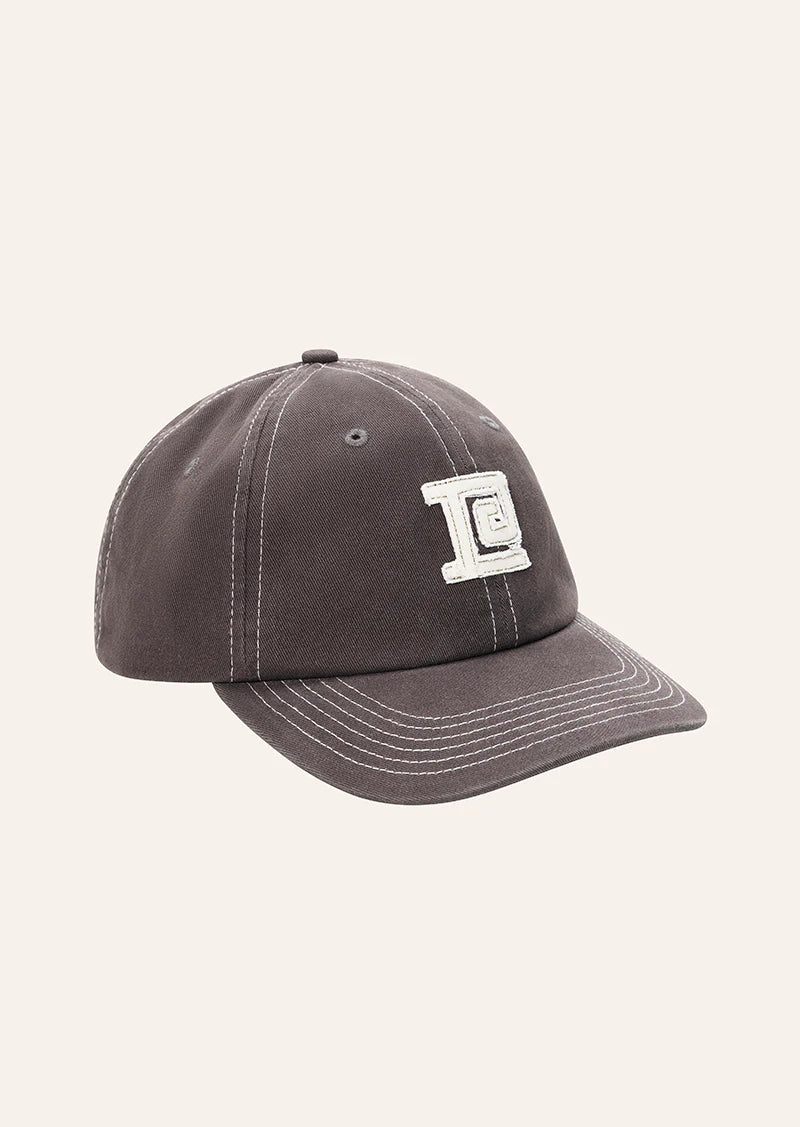 Monogram Cap - Washed Licorice
