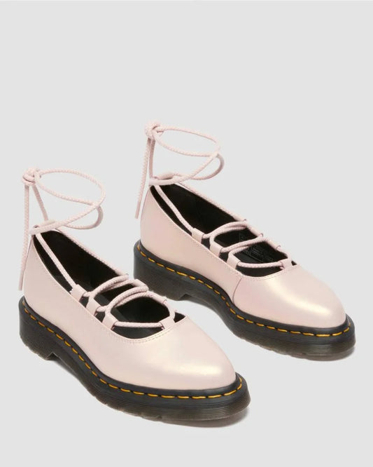 Elphie II Lace Up Shoe - Powder Pink/Gold Shift