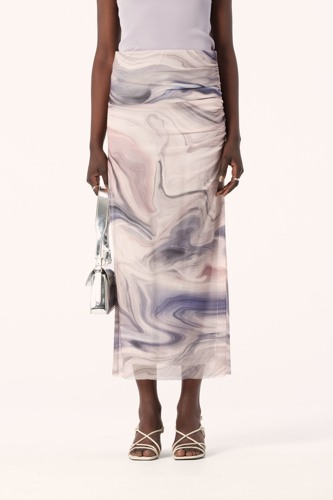 Nura Skirt - Orbit Print