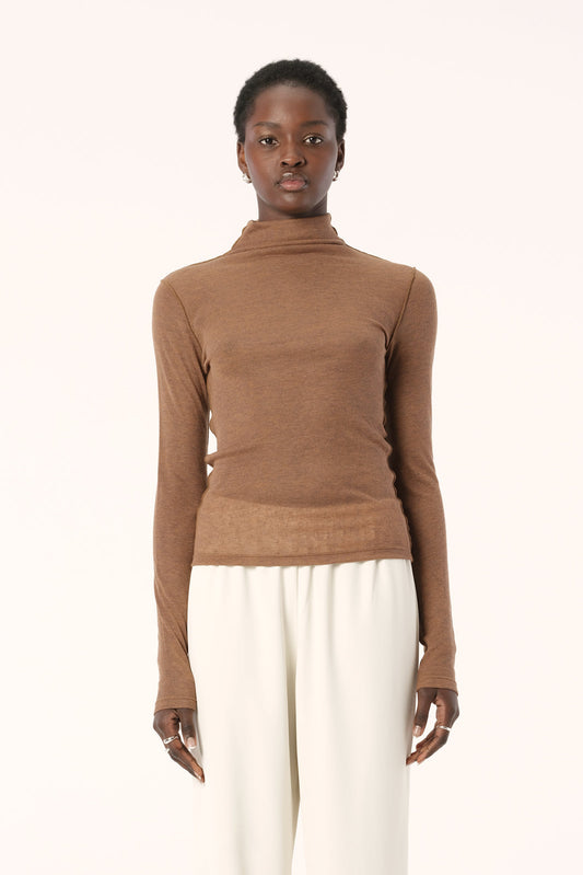 Remi Top - Camel Marle