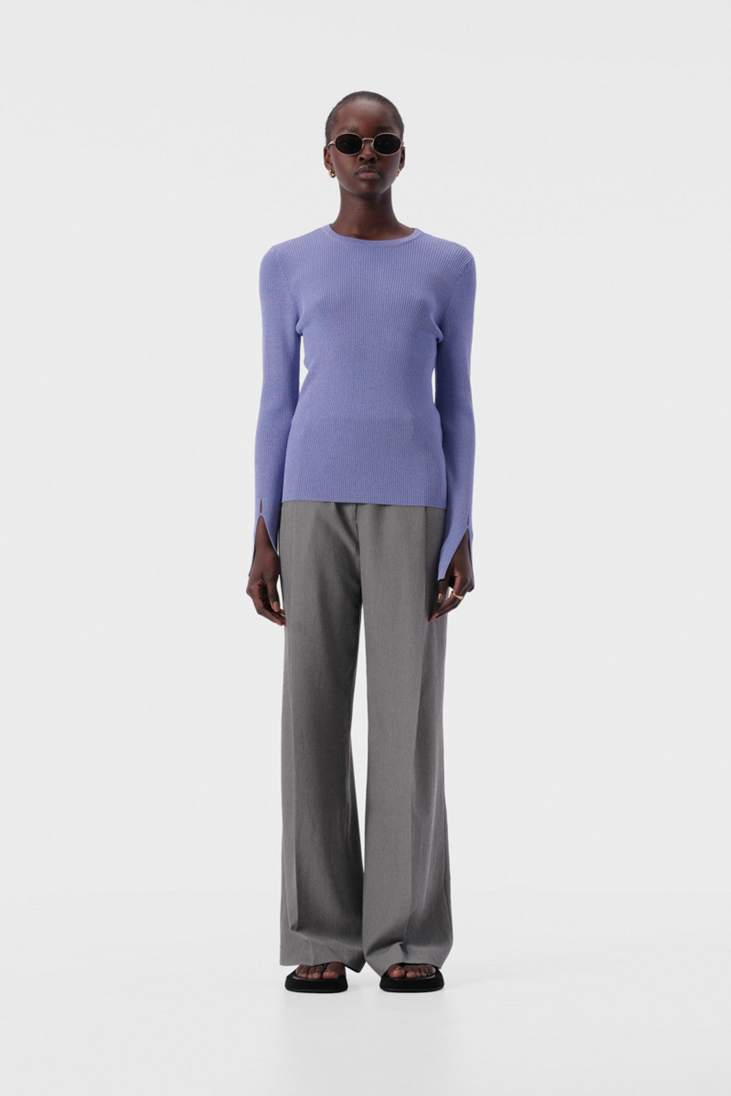 Lilli Knit Top - Violet Mix