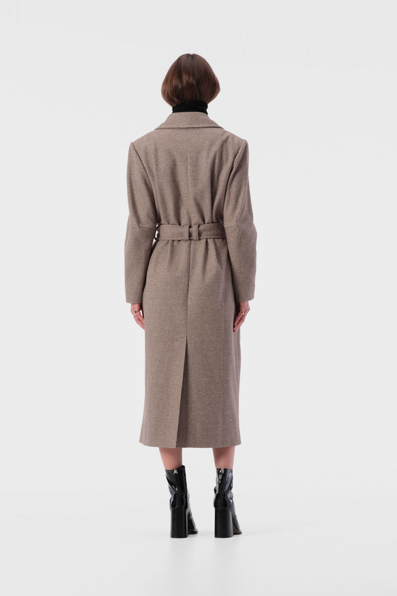 Hugo Coat - Cocoa Twill