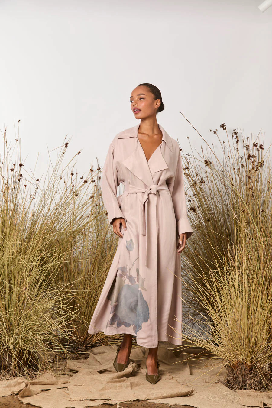 Morse Coat - Pink Roses