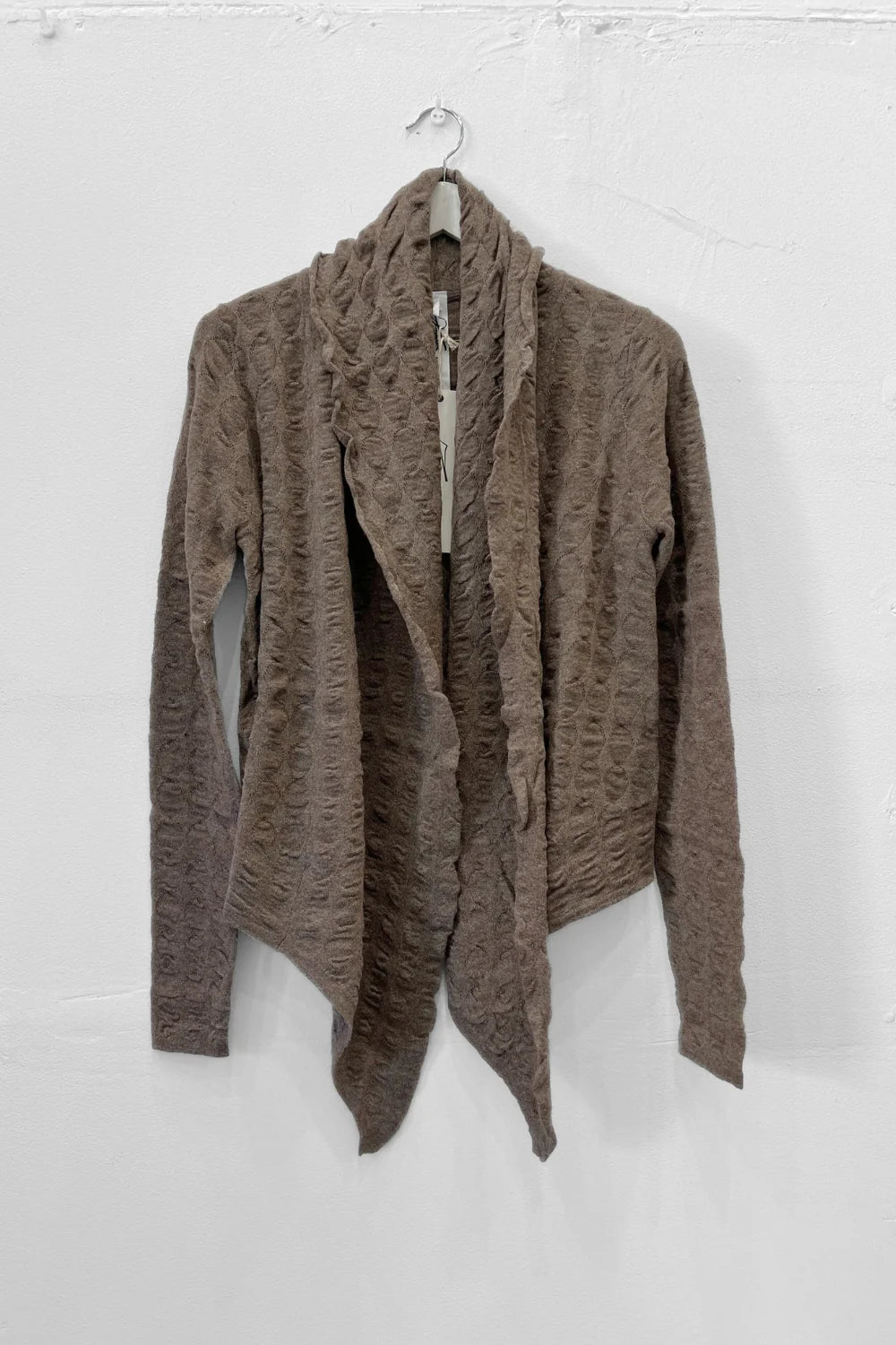 Novella Cashmere Cardigan - Choc Mousse