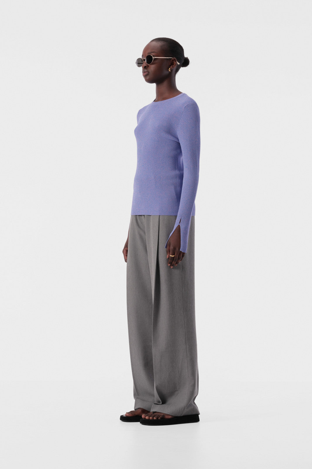Lilli Knit Top - Violet Mix