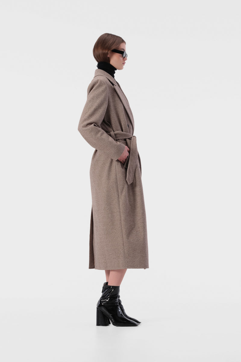 Hugo Coat - Cocoa Twill