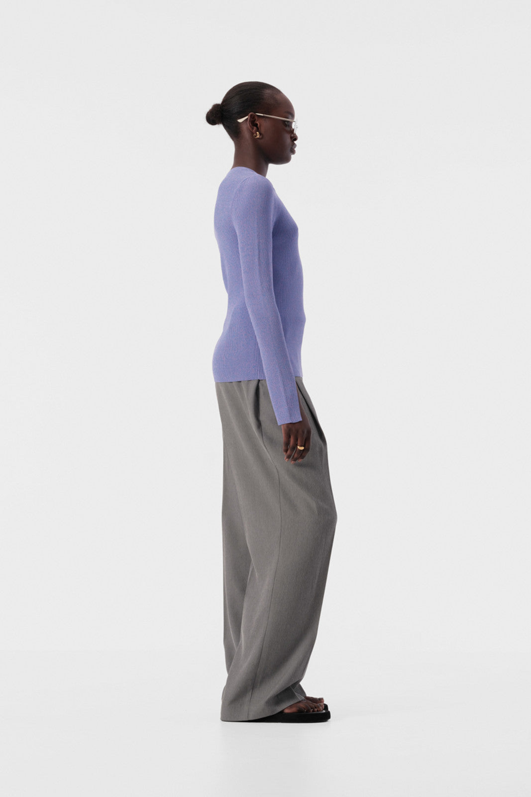 Lilli Knit Top - Violet Mix