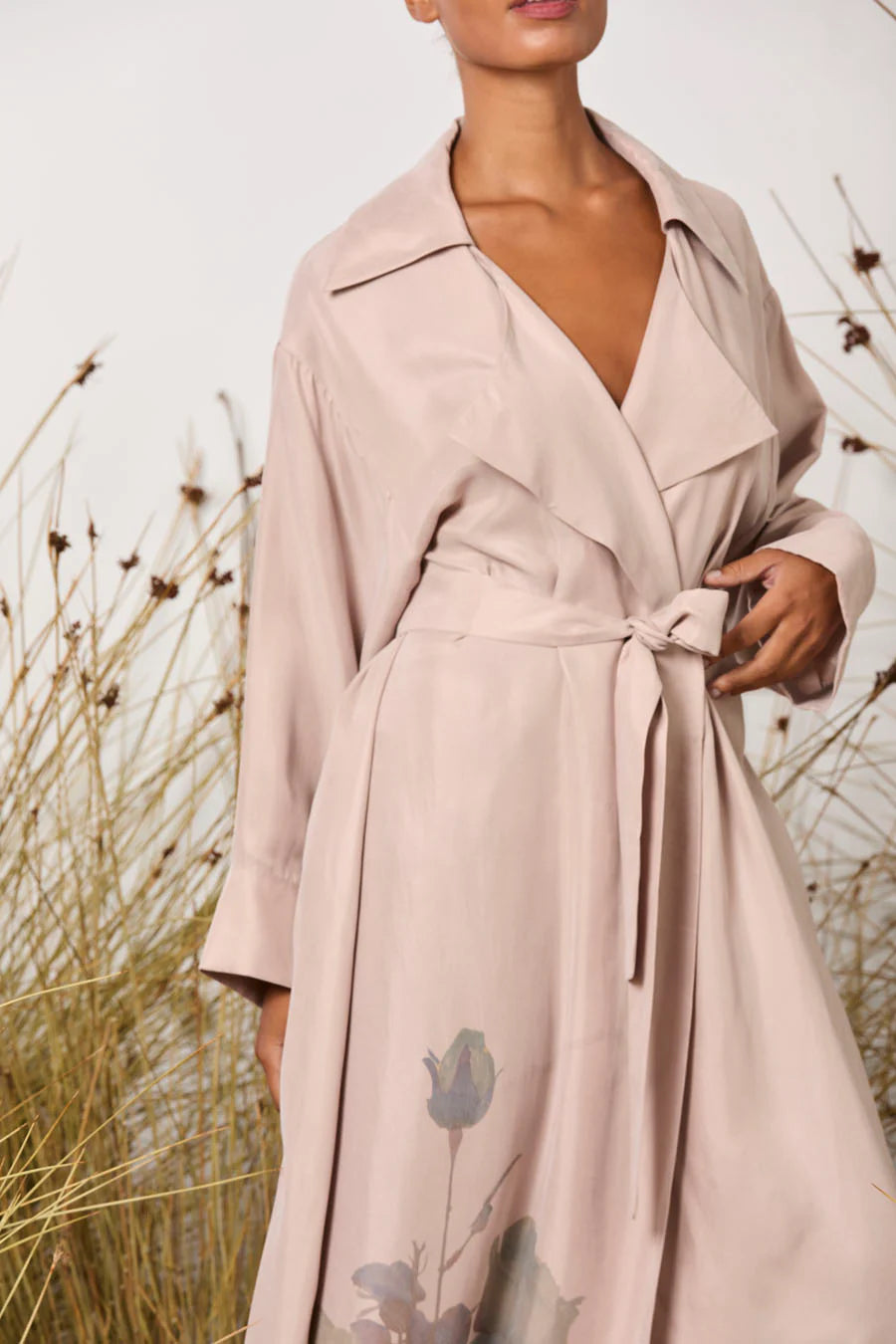 Morse Coat - Pink Roses