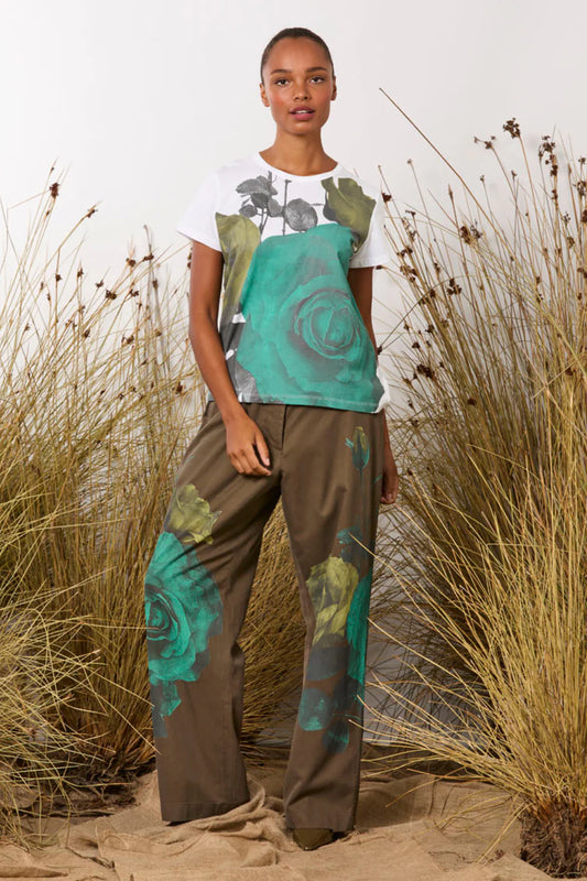 Journal Pant - Camo Roses