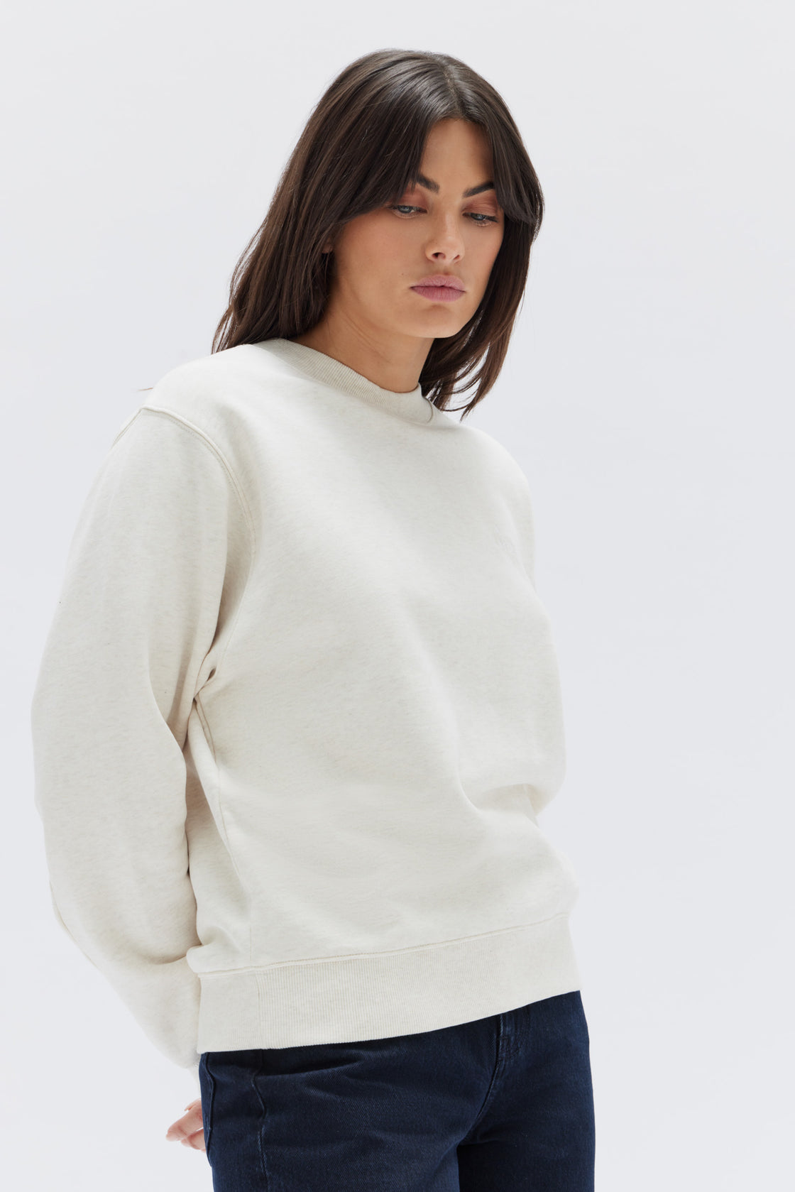 Womens Stacked Fleece - Oat Marle