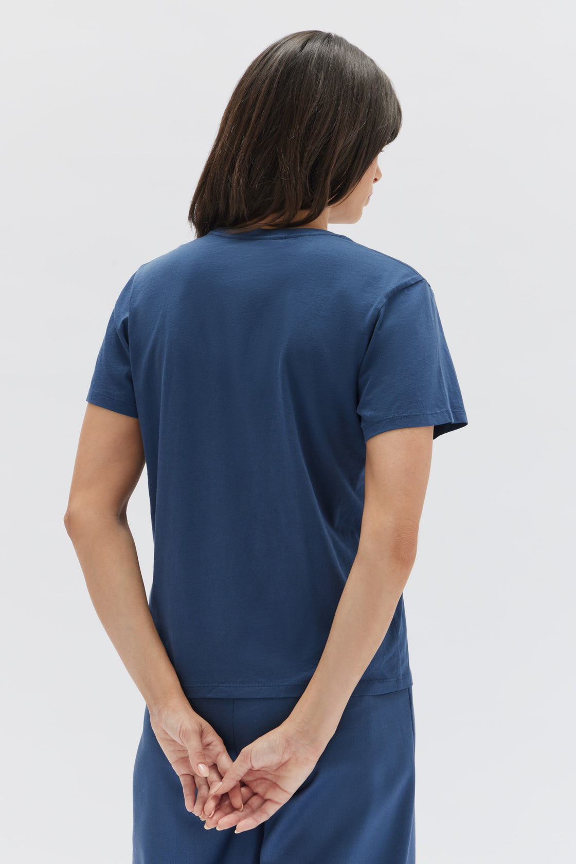 Slim Organic Tee - Petrol