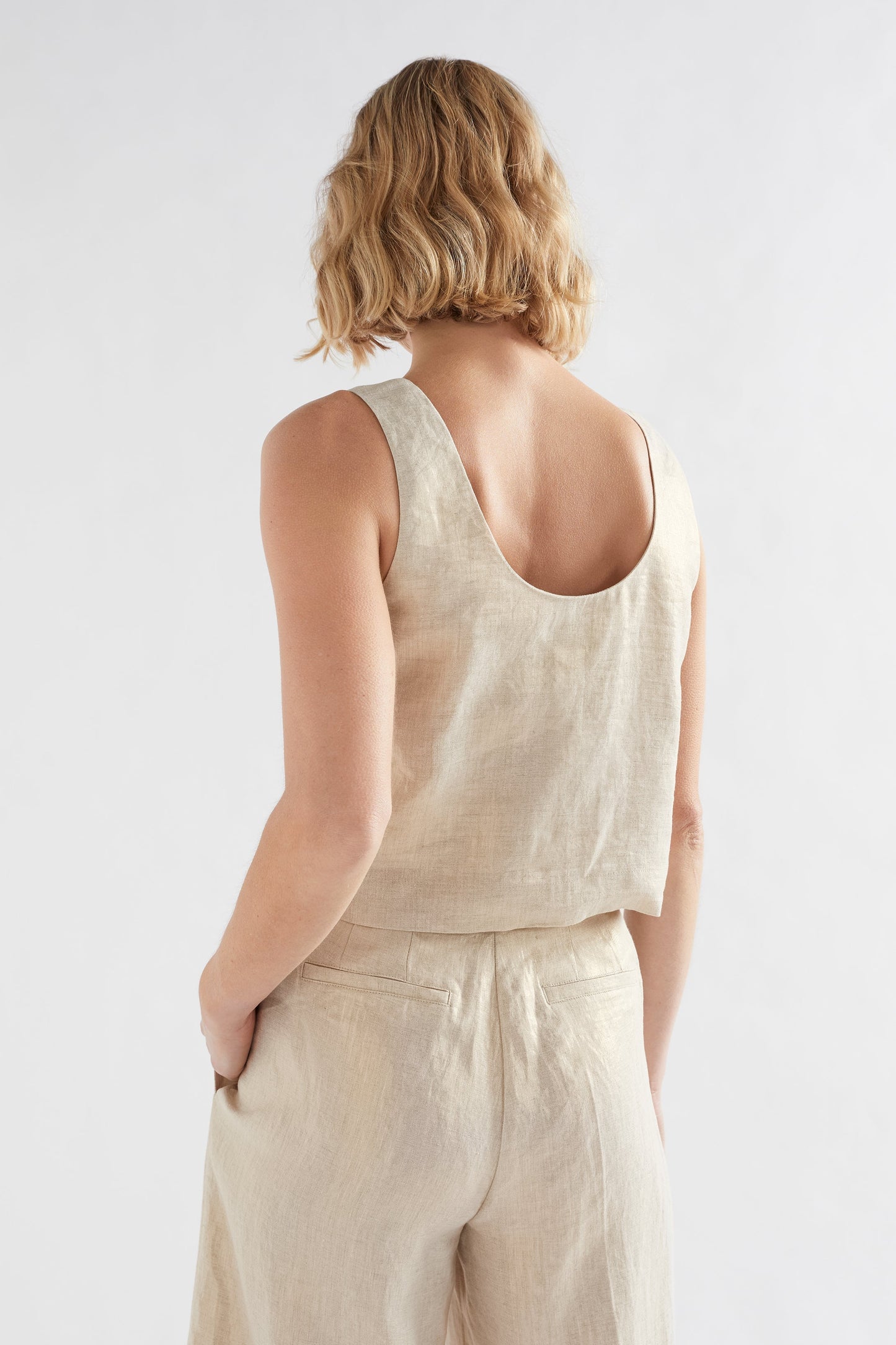 Metalen Tank - Gold Linen