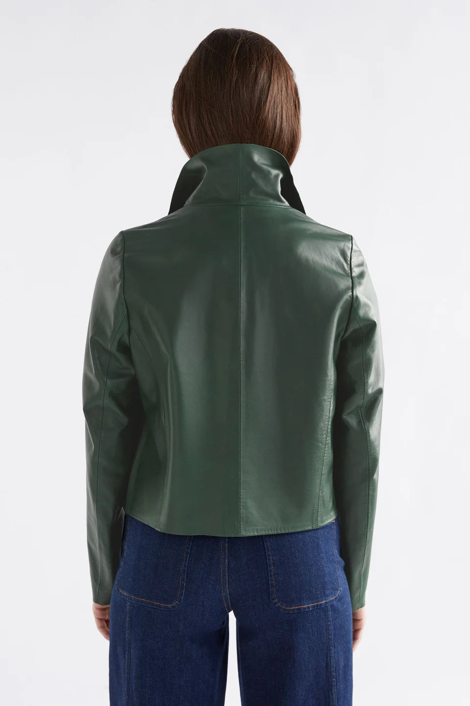 Fine Leather Jacket - Milan Green