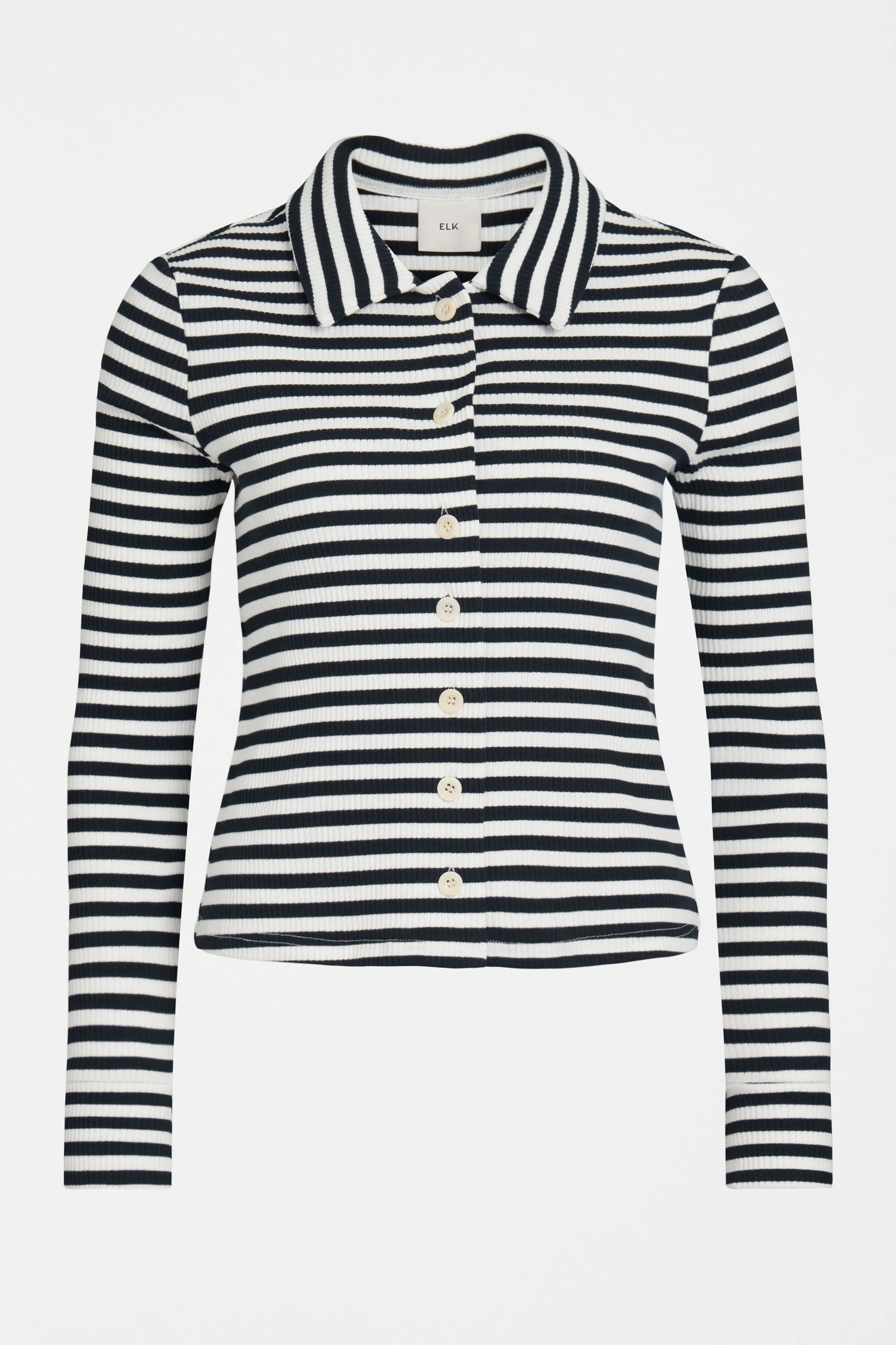 Kullan Ribbed Shirt - Stripe