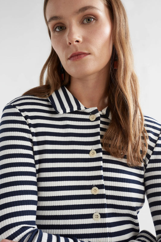 Kullan Ribbed Shirt - Stripe