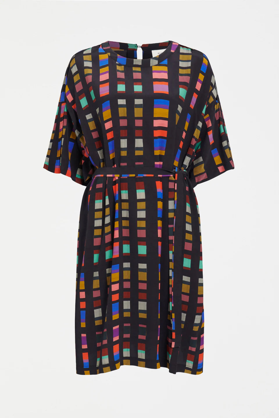 Kira Short Dress - Tessela Print