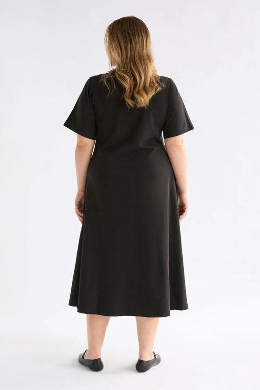 Mana Scuba Dress - Black