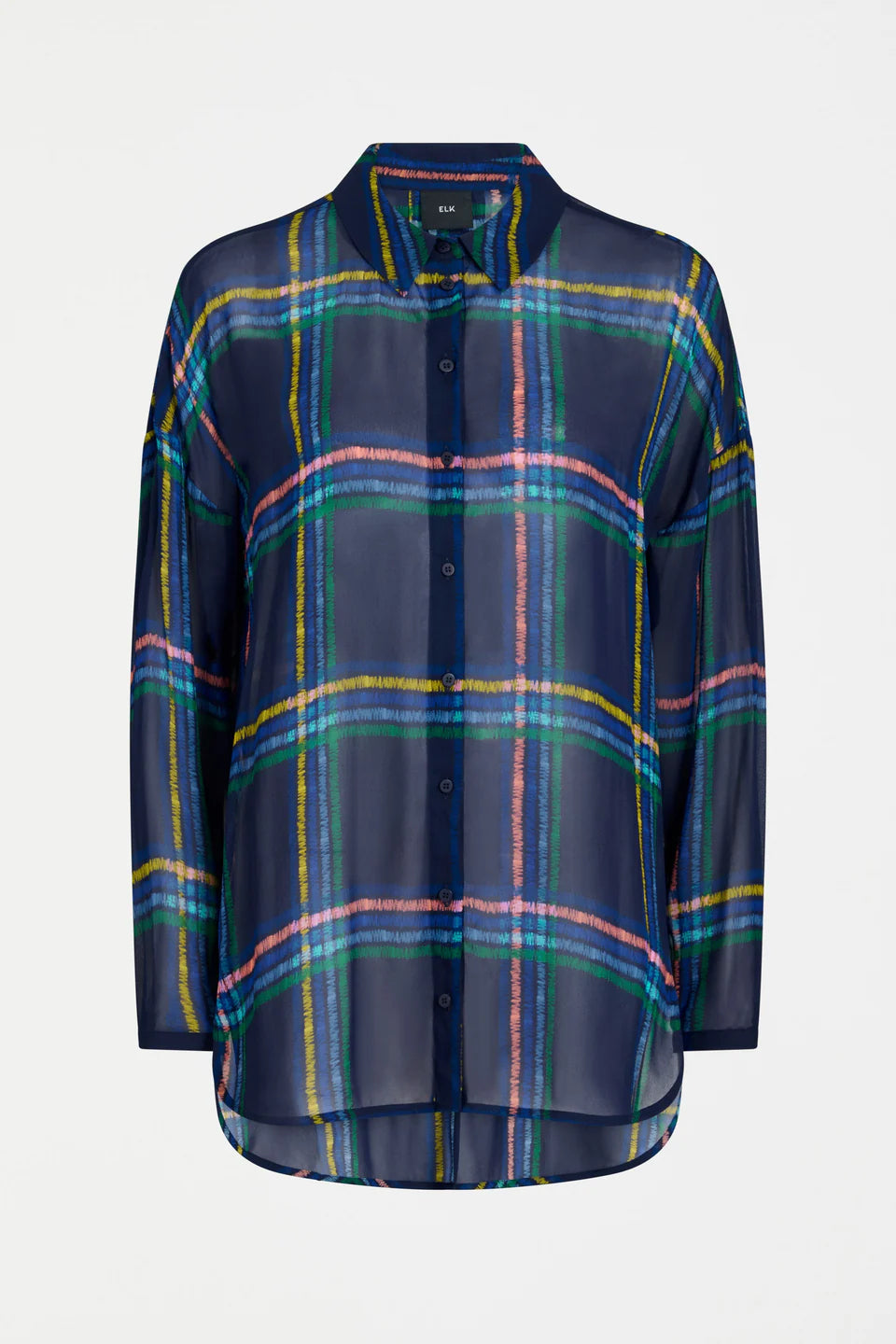 Eir Sheer Shirt - Elba Check