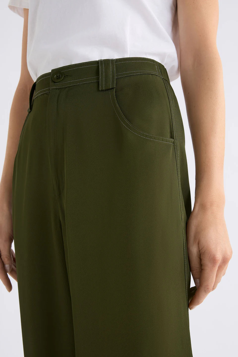 Hullu Pant - Bright Olive