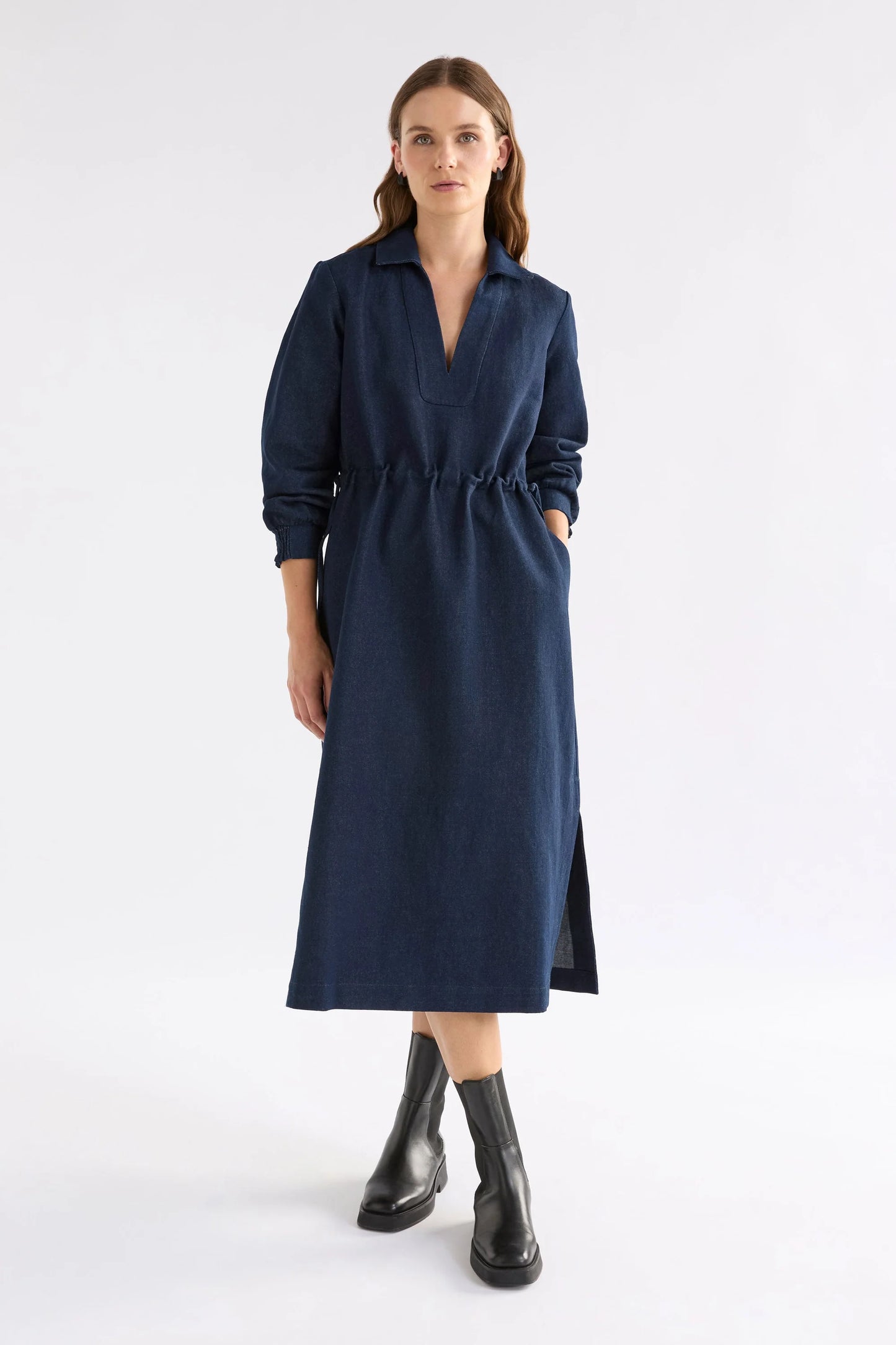Njolle Dress - Indigo