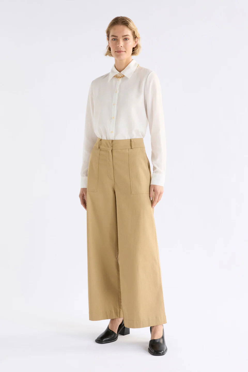 Kudel Pant - Almond