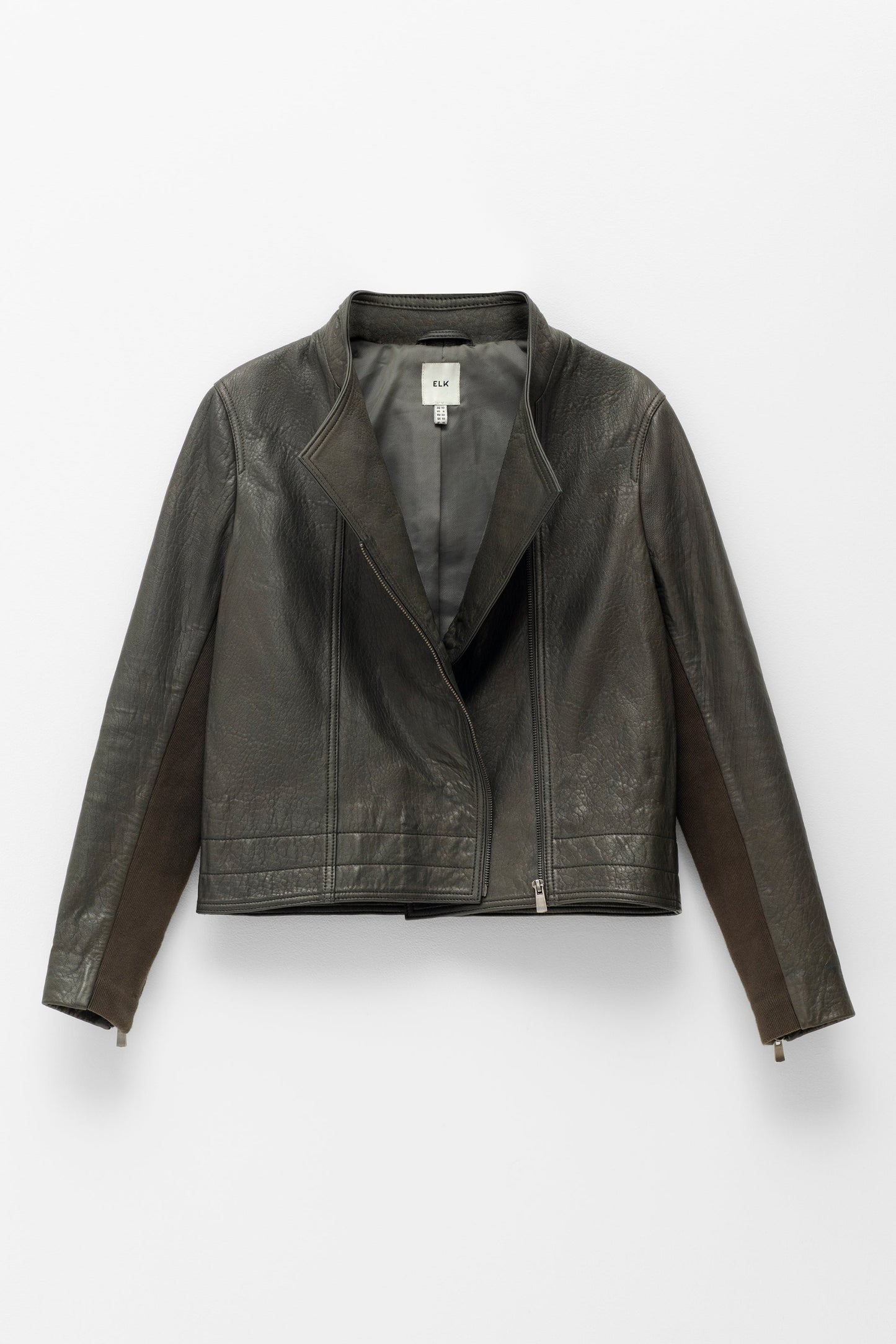 Lader Leather Jacket - Tarmac