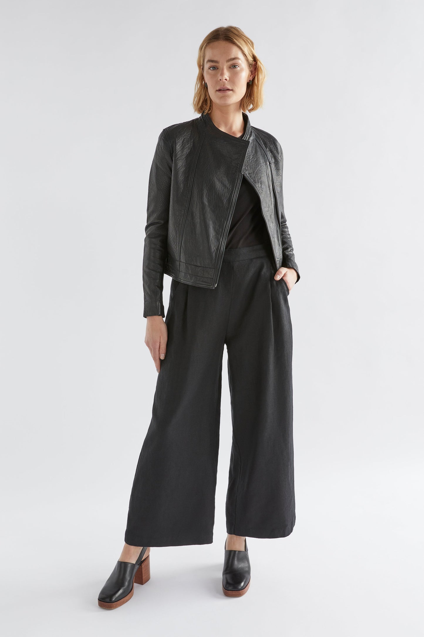 Lader Leather Jacket - Black