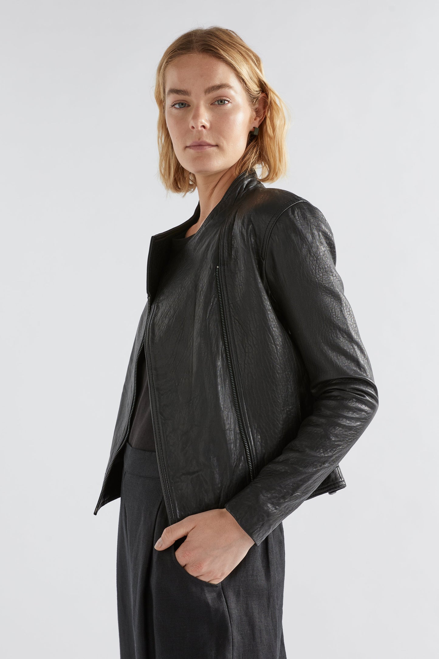 Lader Leather Jacket - Black