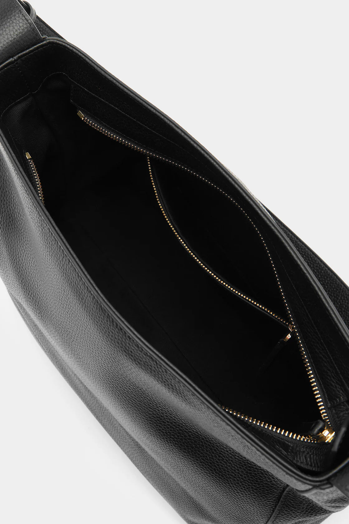 Hazel Leather Bag - Black