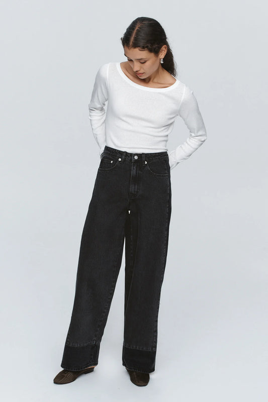 Border Jean - Black Washed