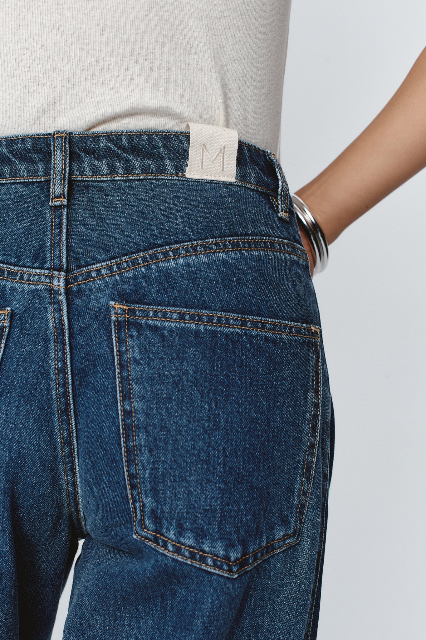 Border Jean - Washed Indigo