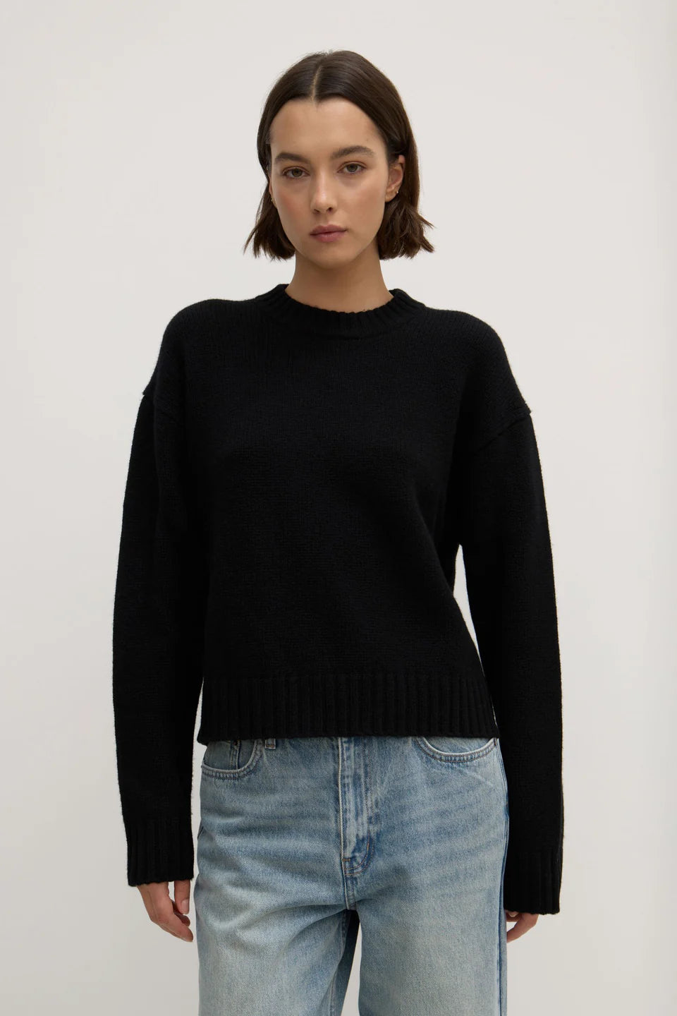 Beau Merino Wool Knit - Black