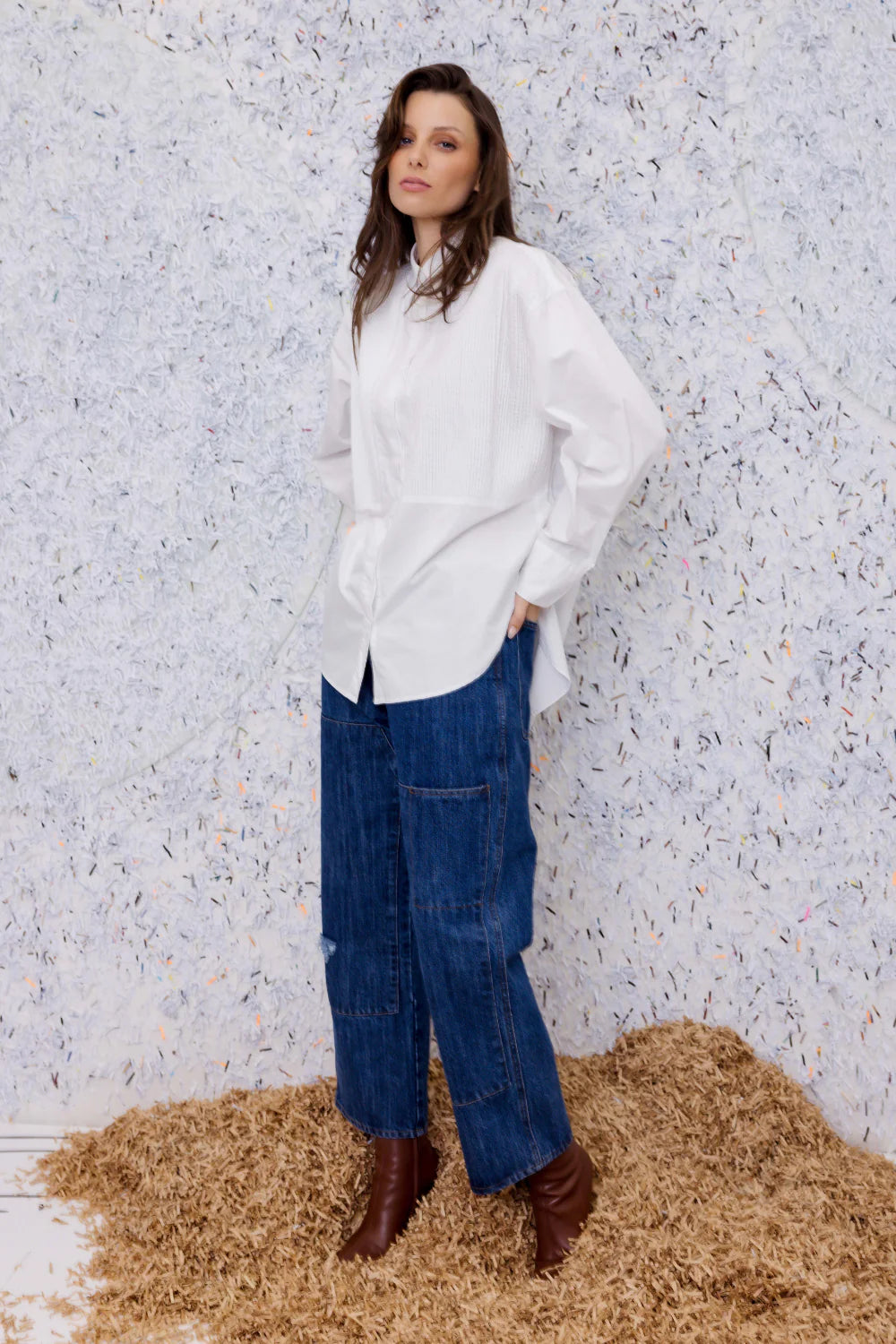 Bobby Pin Shirt - White