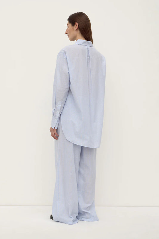 Codie Stripe LS Shirt - Blue/White Stripe