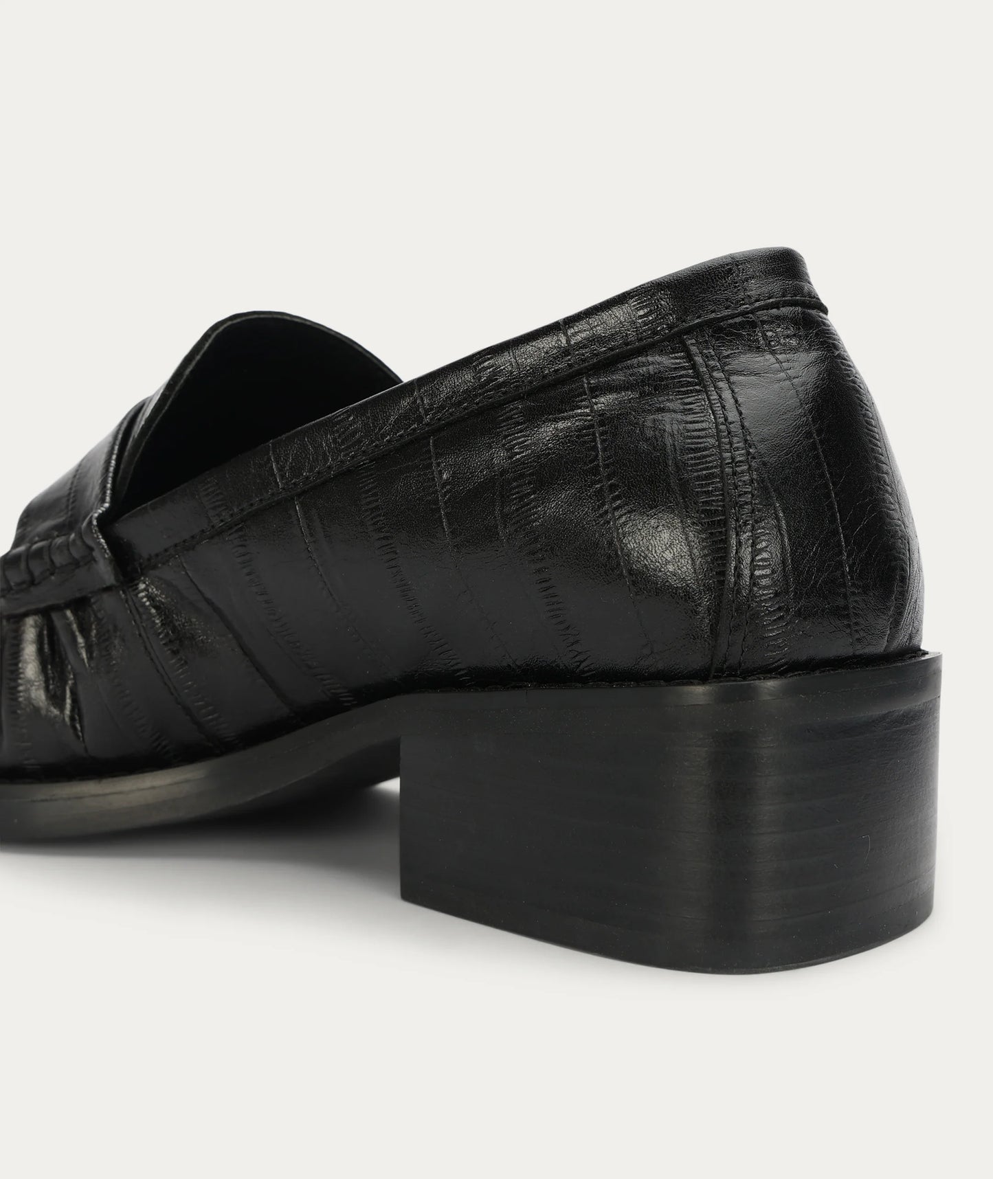 Butterfield Loafer - Black Croc
