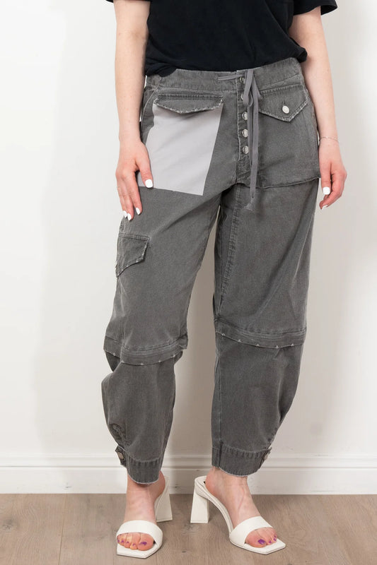 Trucker Canvas Pant - Grey