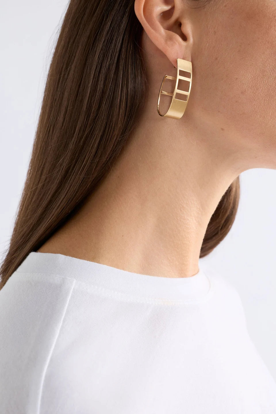 Skeni Earring - Gold