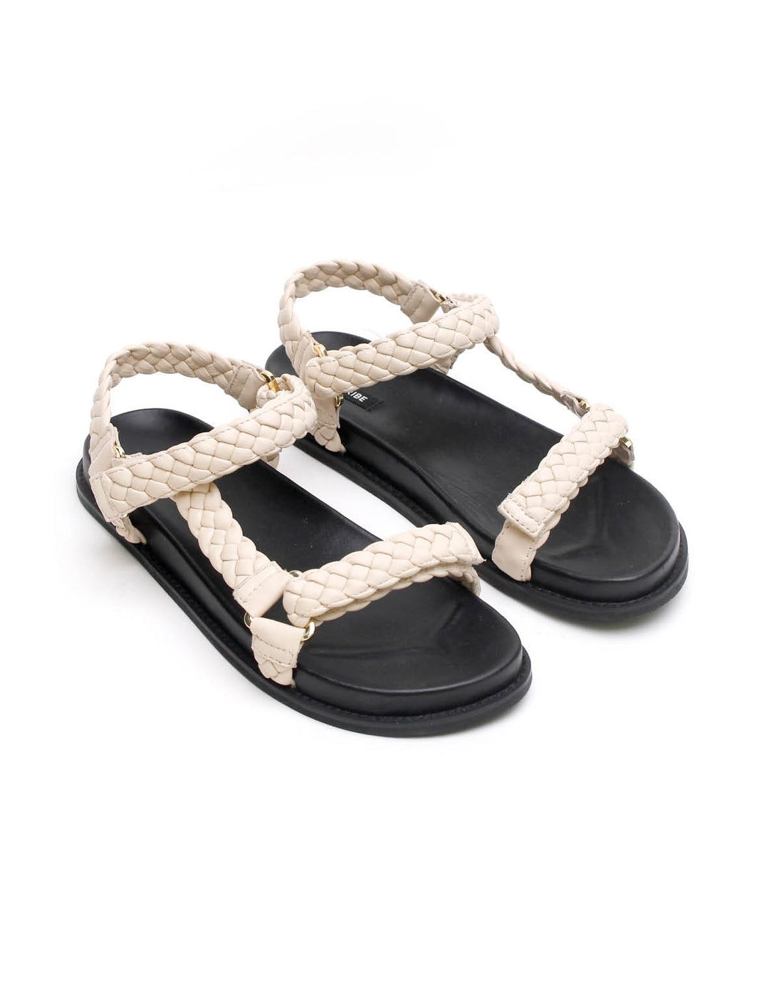 Elke Braided Sandal - Cream