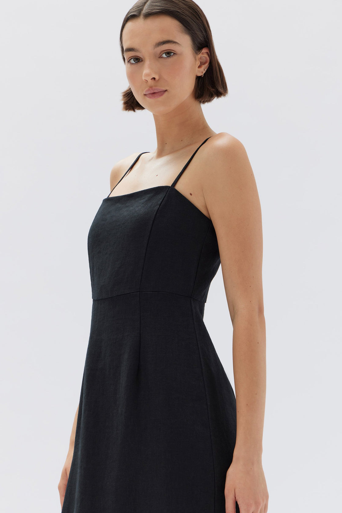 Eliza Midi Dress - Black