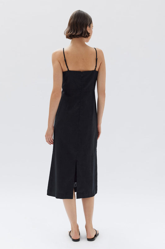 Eliza Midi Dress - Black