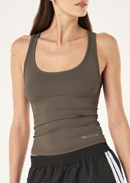 Foundation Scoop Tank - Smokestone