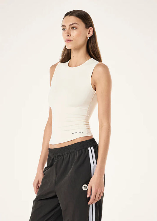 Foundation Muscle Tank - Whisper White Cream