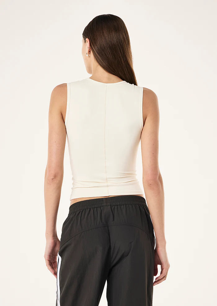 Foundation Muscle Tank - Whisper White Cream