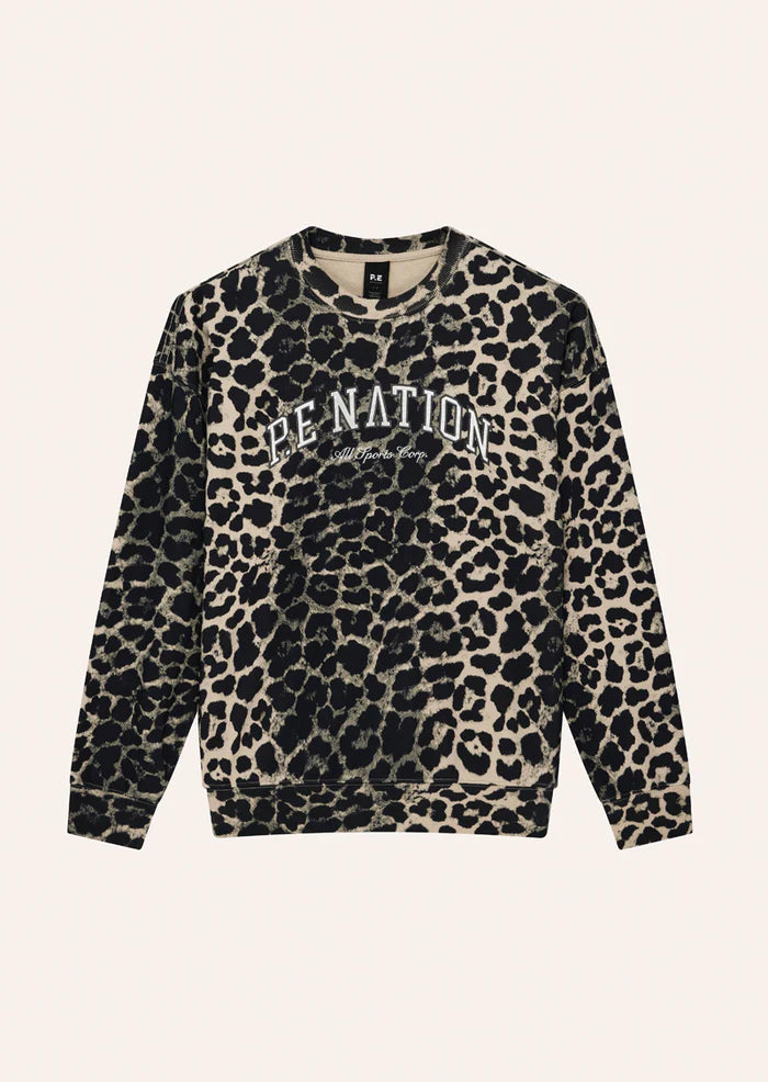 Heritage Sweat - Leopard Print Multi