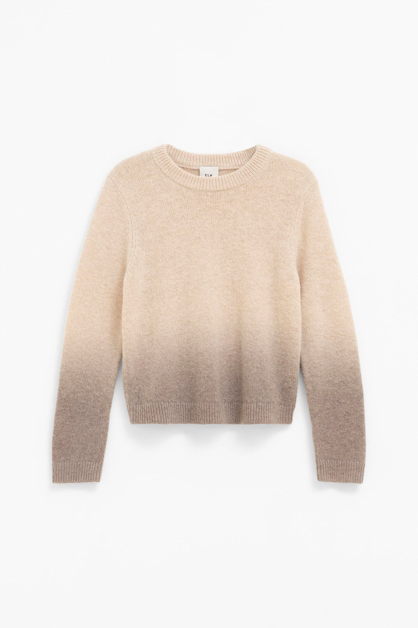 Ombre Sweater - Ecru/Brown