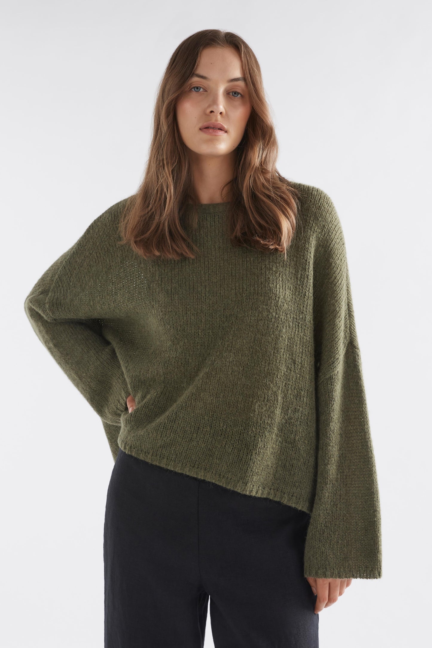 Agna Sweater - Dark Olive