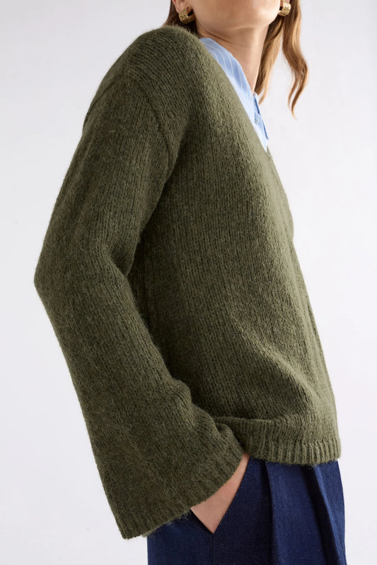 Anken Sweater - Dark Olive