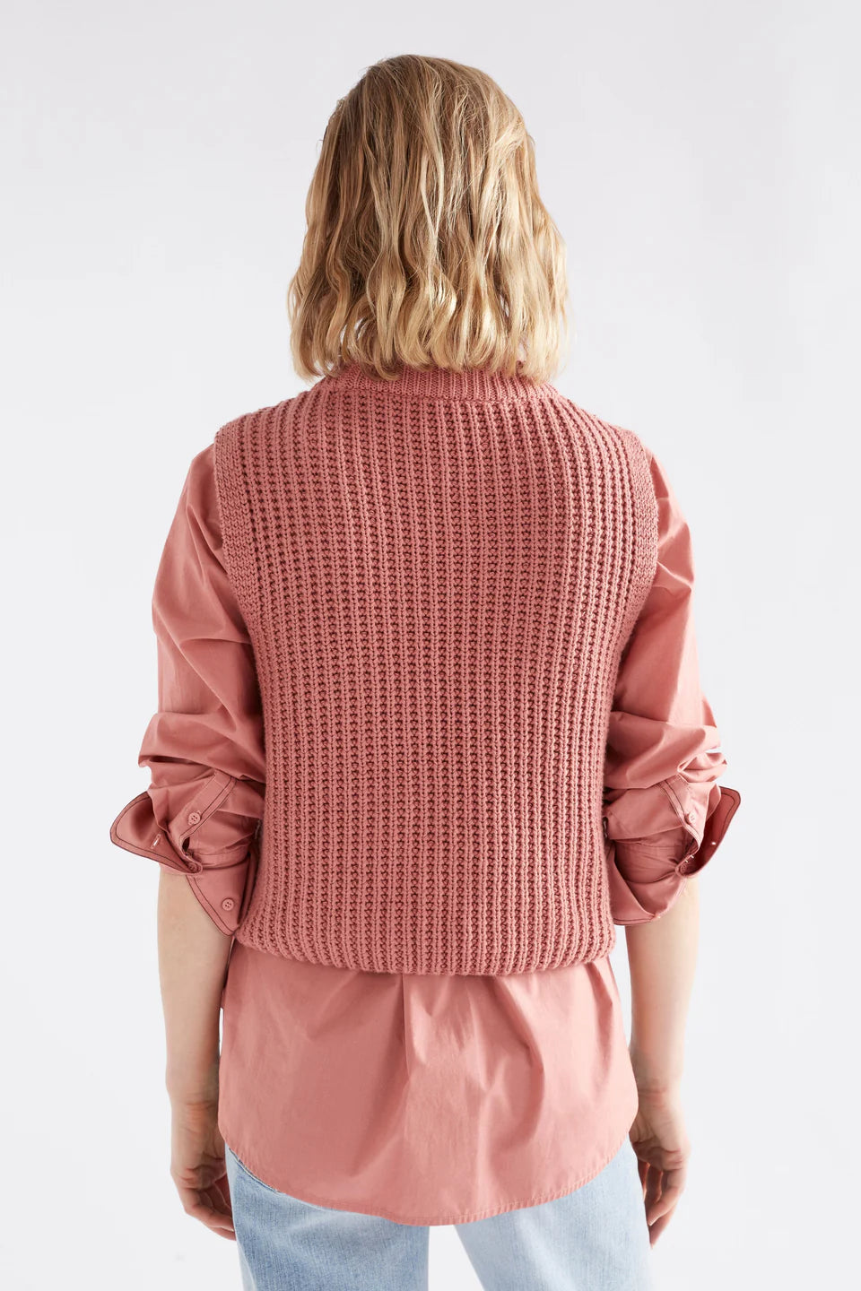 Arp Vest - Pink Clay