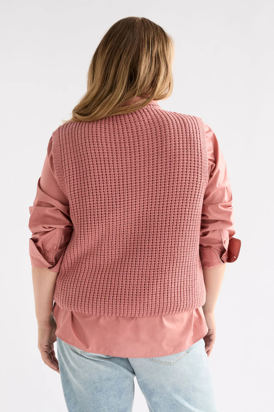 Arp Vest - Pink Clay
